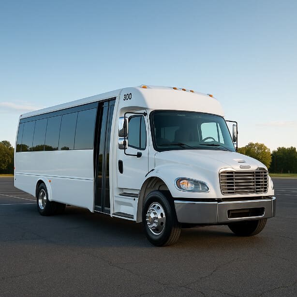 Broken Arrow Shuttle Bus Rentals 25 Passenger Shuttle Bus