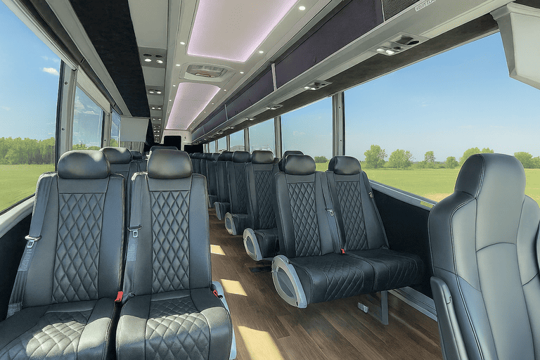 coach bus in Broken Arrow