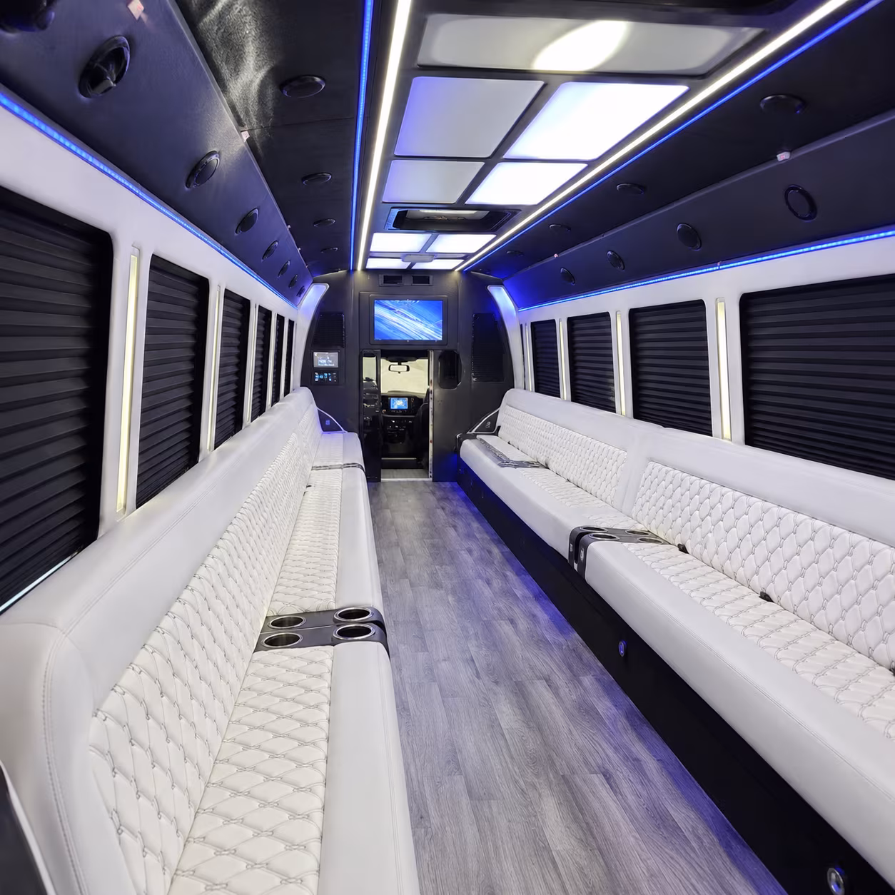 broken arrow corporate retreat shuttle bus rentals